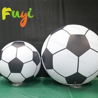 Vente directe d'usine, ballon de football gonflable de haute qualité pour la décoration d'événements / pour la publicité
