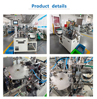 Machine d'assemblage de pompes à savon liquide pour l'hygiène publique certifiée, avec test de volume de dosage et insertion de tamis en maille