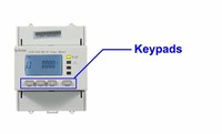 Medidor de Energía Acrel DJSF1352-RN de Doble Canal, Medición de CC, Multitarifa, Pantalla LCD SOE, Comunicación Infrarroja