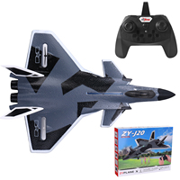 Avion de Chasse RC J20 avec 3 Batteries, Kit en Mousse EPP, Simulation d'Avion Télécommandé, Prêt pour FBA
