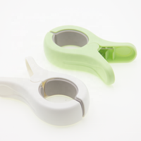 Ensemble d'épingles à linge flexibles écologiques pour séchage à l'air, pinces à linge colorées en plastique avec poignée ergonomique en caoutchouc