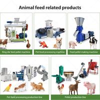 Machine de fabrication de granulés pour aliments pour chevaux, chameaux, canards, poules, lapins et cailles, capacité de 5 tonnes par heure