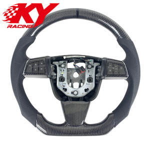Volante Deportivo Personalizado de Fibra de Carbono y Cuero para Cadillac CTS V-Series ATS CT5 CT4 CTS 2008-2012 - Product Image 1