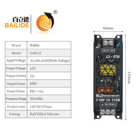 Alimentation commutateur noir pour lindustrie bande lumineuse entraînement  tension constante gradation boîtier d'alimentation