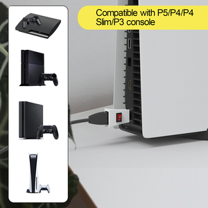 2025 untuk aksesori perangkat pelindung konsol Game ps5 tombol sakelar daya nyala/mati untuk perlengkapan aksesori Game PS5/PS4/<span class=keywords><strong>PS3</strong></span> - Product Image 4