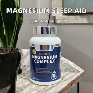 Suplementos Vitamínicos para Adultos 10 en 1, Cápsulas de Magnesio Glicinato Antioxidante, Complejo para el Sueño, Cápsulas de Magnesio Glicinato - Product Image 2