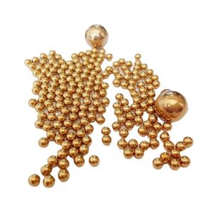 Прецизионный медный шар без отверстия 2 мм 3 мм 4 мм 5 мм 6 мм 7 мм 8 мм 9 мм 10 мм 12 мм 15 мм 20 мм 25 мм 25,4 мм Чистая латунная бусина - Product Image 1