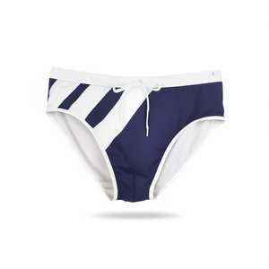 HDJ Bañador para hombre, color azul marino, de secado rápido, con cordón, pantalones cortos informales, M/L/XL/XXL - Product Image 1
