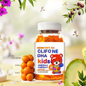 Gommes à mâcher à l'huile de poisson DHA biologique pour enfants, compléments d'oméga <span class=keywords><strong>3</strong></span> sous forme de bonbons amusants pour enfants - Product Image 1