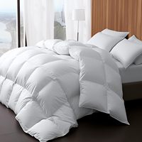 Couette, couette de luxe en duvet d'oie King Size 850 + Fill-Power, moelleux et confortable avec insert de couette 1000T 100% coton