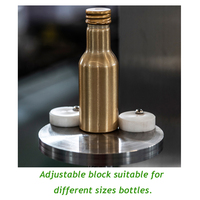 Capsuleuse manuelle pour bouteilles de vin Capsuleuse pour flacons de Xilin liquide oral pour bouchon rabattable