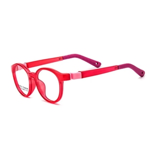 Occhiali in Silicone alla Moda per Bambini, Montatura Rotonda per Ragazzi e Ragazze - Product Image 5