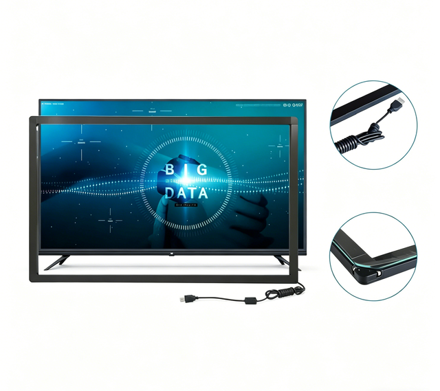 22 Inch Industrial Grade Narrow Edge Infrared Touch Display Multi Touch Wide Temperature Operation Dedicated Screen Control