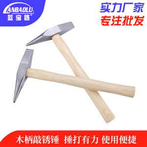 Welding Hammer With Wooden Handle For Slag And Rust Removal Industrial Grade <b>Tool</b> Linyi Made - Product Image 3