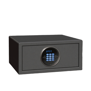 Mini coffre-fort numérique ignifuge pour la maison et les chambres d'hôtel avec serrure à empreintes digitales, petit coffre-fort en acier pour la sécurité des fonds bancaires - Product Image 1