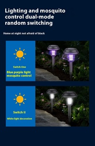 Lampe solaire LED anti-moustiques étanche IP65 pour l'extérieur Contrôle des mouches pour cour, pelouse, jardin, <span class=keywords><strong>terrasse</strong></span> Lampes solaires de jardin - Product Image 4
