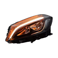 Luces para Auto Benz W176, Lentes de Proyector para Faros Delanteros Clase A A180 A200 A250, Faros LED con Luces de Circulación Diurna y Señales de Giro