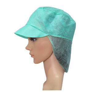 مخصص للاستعمال مرة واحدة واقية عامل PP غير المنسوجة شبكة الشعر قبعة Snood ذروة عامل قبعة للرجال والنساء - Product Image 5