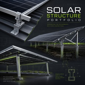 Collier de serrage robuste <span class=keywords><strong>en</strong></span> alliage d'aluminium anodisé 6005-T5 pour systèmes de montage de rails solaires, de carports et de toitures métalliques - Product Image 5