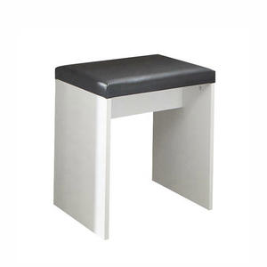 White Victorian Glam Small <strong>Narrow</strong> Simple Designs <strong>Dressing</strong> Vanity Organizer Makeup Desk Chairs for Makeup <strong>Table</strong> - Product Image 6