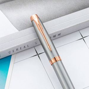 Wholesale 1.0Mm Business Gift Promotional With Custom Logo Rotating Office Stationery Metal Ballpoint <b>Pens</b> - Product Image 2