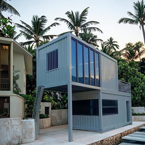 Siêu mạnh mẽ hai lớp prefab container nhà tiền chế không thấm nước mái văn phòng khách sạn sống - Product Image 6