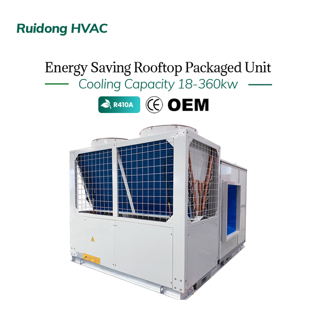 HVAC Equipment Cooling System Commercial Central 90kw-140kw Rooftop Packaged Unit Air Conditioner