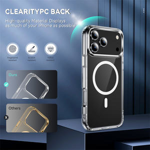 TPU <span class=keywords><strong>trasparente</strong></span> ricarica Wireless magnetica per custodia magnetica per <span class=keywords><strong>iPhone</strong></span> 17 Air 12 <span class=keywords><strong>Mini</strong></span> 11 Pro XS Max X XR 7 8 Plus <span class=keywords><strong>Cover</strong></span> Mobile - Product Image 4
