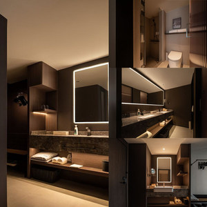 Base de lit minimaliste moderne de 1,2 m, ensemble de chambre d'hôtel, cadre de lit rembourré, mobilier de chambre d'hôtes - Product Image 3
