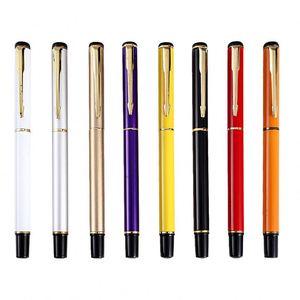 High Quality Custom Logo Metal Roller Gel Ink <b>Pen</b> Luxury Business Branded Promotional Gift Promotional Ballpoint <b>Pens</b> for Office - Product Image 2