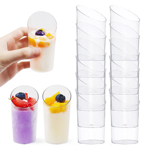 Gobelet à dessert miniature de haute qualité pour mousse, gobelet à gâteau en plastique personnalisé, gobelet à parfait transparent en PS pour pudding, gelée, <span class=keywords><strong>yaourt</strong></span> - Product Image 1