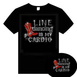 5 màu sắc thạch nhiệt chuyển dòng nhảy múa là của tôi Cardio cao bồi khởi động sắt trên Rhinestone chuyển đính Bling vá - Product Image 2