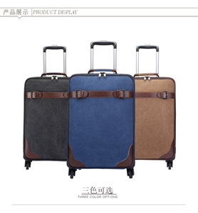 حقيبة سفر من القماش بطراز قديم ، حقيبة سفر فاخرة للعمل في المقصورة - Product Image 2