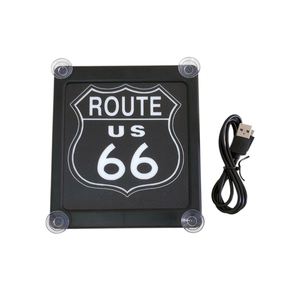 TAXI <b>Light</b> Sign Led Logo Customizable Windshield Logo Suction Cup Illuminated Glowing Decal for Rideshare Drivers <b>Rechargeable</b> - Product Image 5