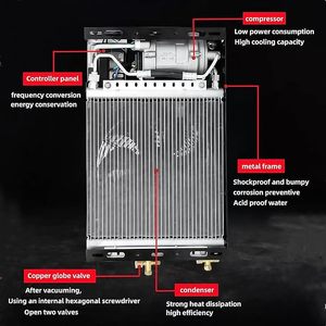 TELCOOL 12/24V Air Conditioner Hidden Underbody RV Air Conditioner/DC Silent air Conditioner for Trailers, Campers, Trucks, <strong>Vans</strong> - Product Image 2