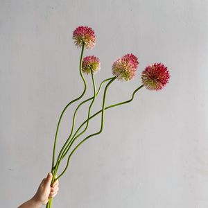 Fleur artificielle en plastique de haute qualité, toucher réel, en forme d'ail, de pissenlit ou d'oignon, pour la maison et l'extérieur, idéale pour les fêtes d'Halloween et les festivals - Product Image 1