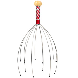 Masajeador de cabeza Octopus Soul Extractor de acero inoxidable, rascador de espalda y cuero cabelludo, dispositivo para aliviar la picazón - Product Image 1