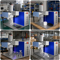 Machine de gravure laser UV 3D à refroidissement par air, nouvelle génération, pour verre et cristal, prenant en charge les formats DXF/LAS/PLT/BMP/AI, 3W 5W 10W, gravure laser UV 3D