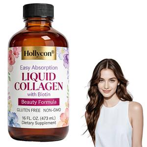 Formula Kecantikan Kolagen Cair OEM/ODM dengan Biotin & Asam <span class=keywords><strong>Amino</strong></span> Protein, Membangun Kembali Elastisitas Kulit, Memperkuat Rambut/Kuku, Meningkatkan Kecantikan - Product Image 1