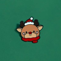 Offre Spéciale : Badges de Noël Personnalisés en Alliage de Zinc Émaillé – Vente en Gros Direct Usine – Badges de Revers en Métal Dur – Cadeau Promotionnel de Fêtes