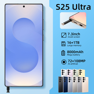 S25 Ultra 5G, Smartphones d'origine, double SIM, 16 + 1TB, stockage, 5G, téléphone <span class=keywords><strong>de</strong></span> jeu, étui <span class=keywords><strong>de</strong></span> version mondiale déverrouillé, neuf, 2025 - Product Image 2