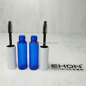 Tube de mascara en PET de couleur personnalisée avec bouchon à vis de 16 mm de diamètre, emballage cosmétique vide pour l'application de maquillage, rond - Product Image 6