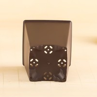 Pots de bonsaï carrés classiques en plastique de 9.8cm pour cactus et arbre succulents