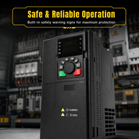 Convertisseur de fréquence AC monophasé 220V/230V triphasé 380V/415V 4.0KW 5.5KW 50/60HZ VFD pour moteur vectoriel
