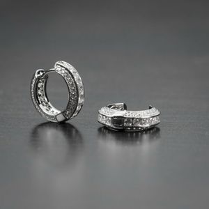 Gold Color Pave Sparkling Stone <b>Ear</b> <b>Cuff</b> <b>Earrings</b> Unisex Fashion Hoop <b>Ear</b> Jewelry - Product Image 6