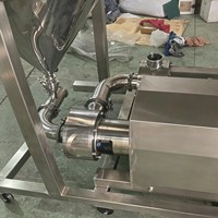 Mélangeur de liquides solides, mélangeur de poudres et liquides en ligne, machine d'émulsification eau et poudre