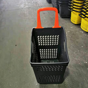 340L Heavy Load Supermarket Shopping <b>Cart</b> Wire Mesh Large Capacity Silent Swivel Wheels Grocery Retail <b>Rolling</b> Use Set Kit - Product Image 2