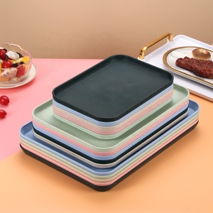 Vassoio in Plastica ABS Personalizzato Stampato a Iniezione, Vassoio Rettangolare Antiscivolo per Ristoranti e Fast Food - Product Image 5