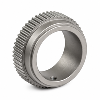Écrou d'engrenage en aluminium CNC sur mesure, couronne d'engrenage droit pour machines industrielles et pièces de boîte de vitesses de robots