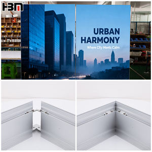 Profils en aluminium pour caissons lumineux, cadre de caisson lumineux en tissu, aluminium pour <span class=keywords><strong>les</strong></span> panneaux publicitaires lumineux - Product Image 3